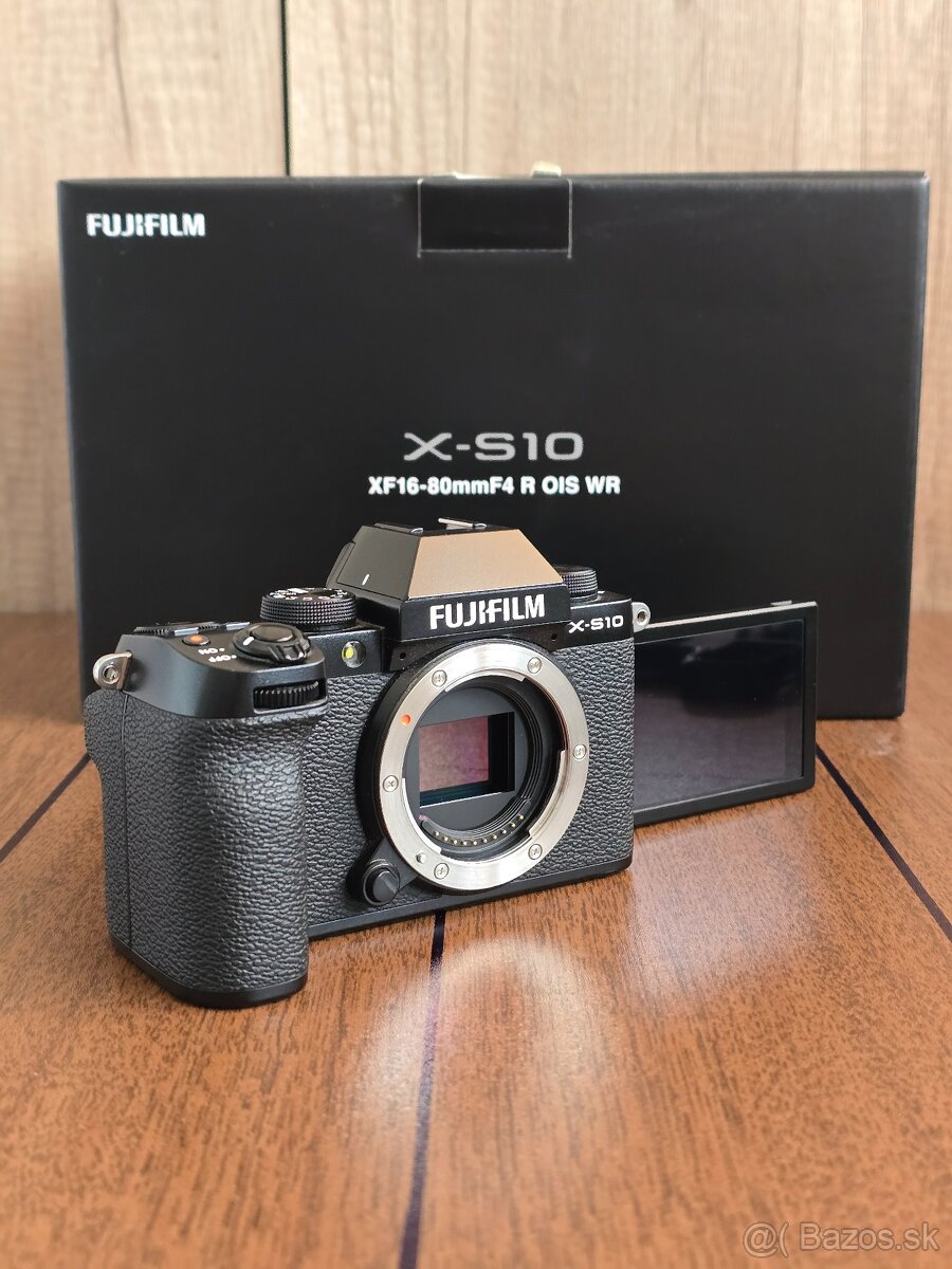 Fujifilm X-S10 + 4 batérie + príslušenstvo