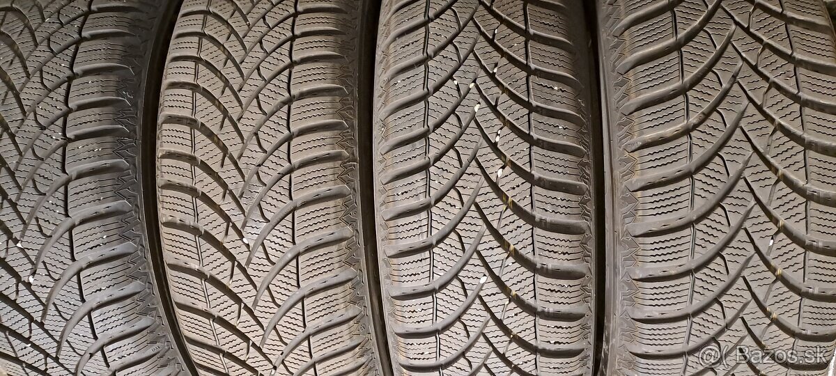 Predám 4ks jazdené zimné 185/65r15-88T Semperit