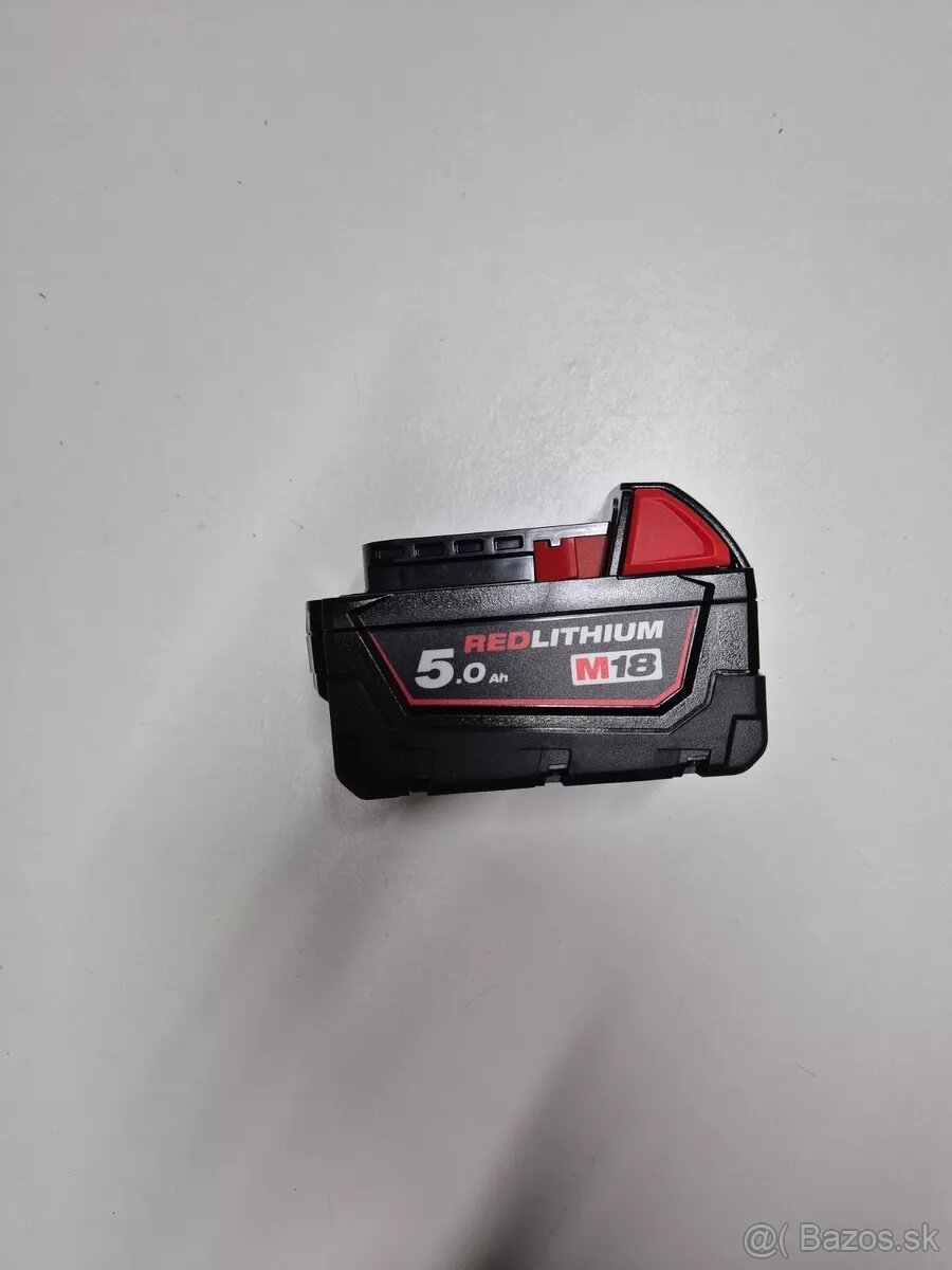 Milwaukee M18b5 18v 5.0ah Li-ion baterie