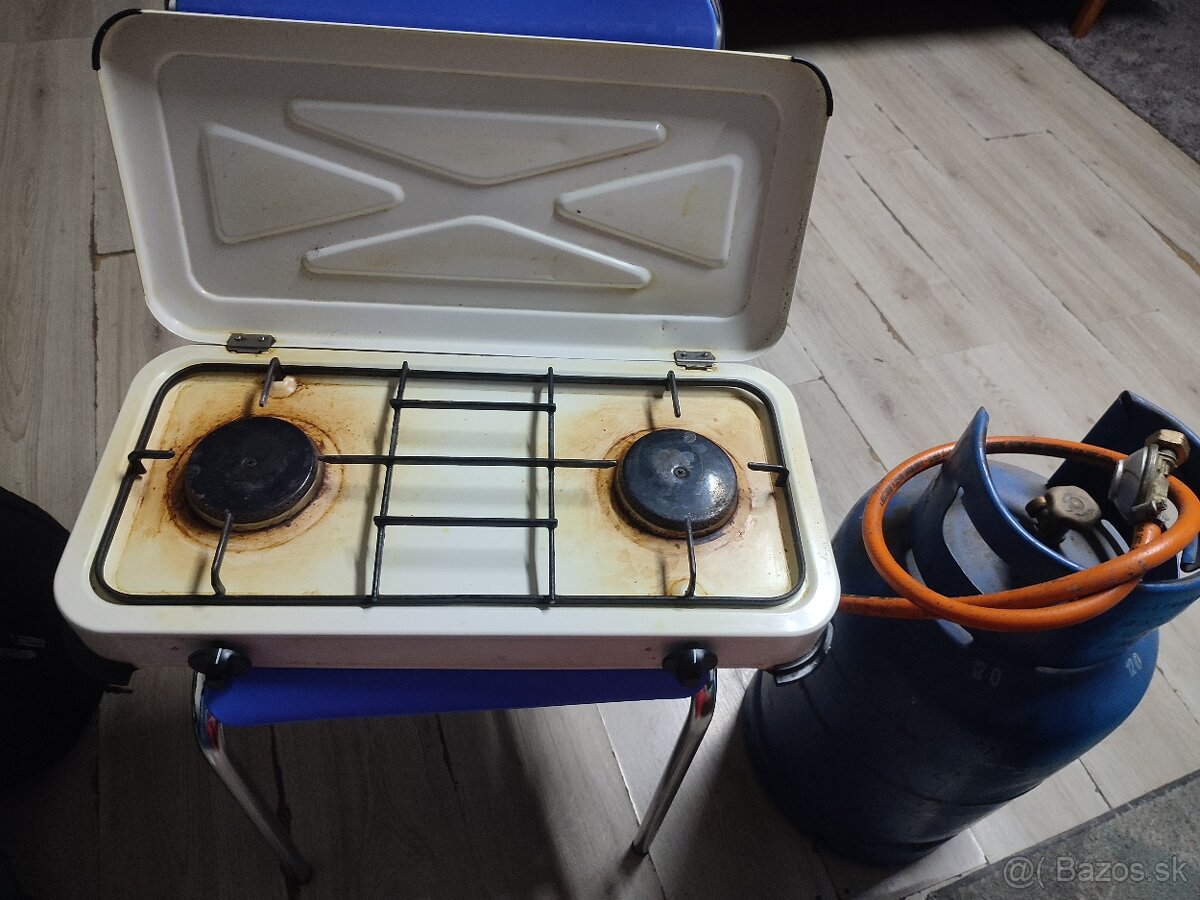 Plynový varič CAGO s dvoma horákmi