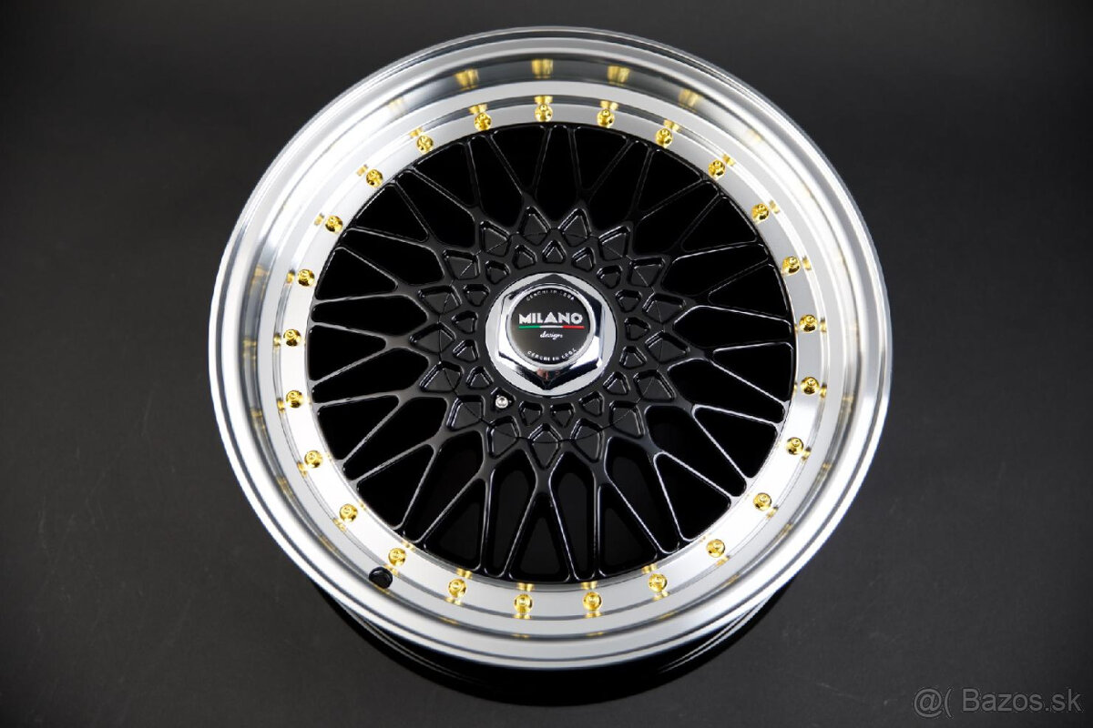 Alu kola 15" 4x100/114,3 Riccardo black