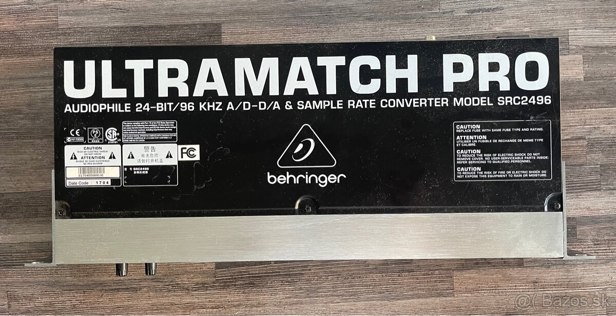 Predám Behringer Ultramtach Pro SRC2496