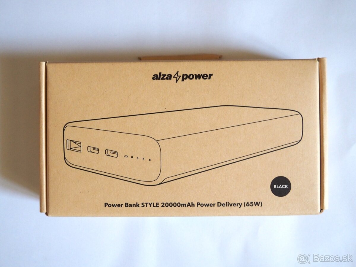 AlzaPower Style 20000mAh Power Delivery 65W