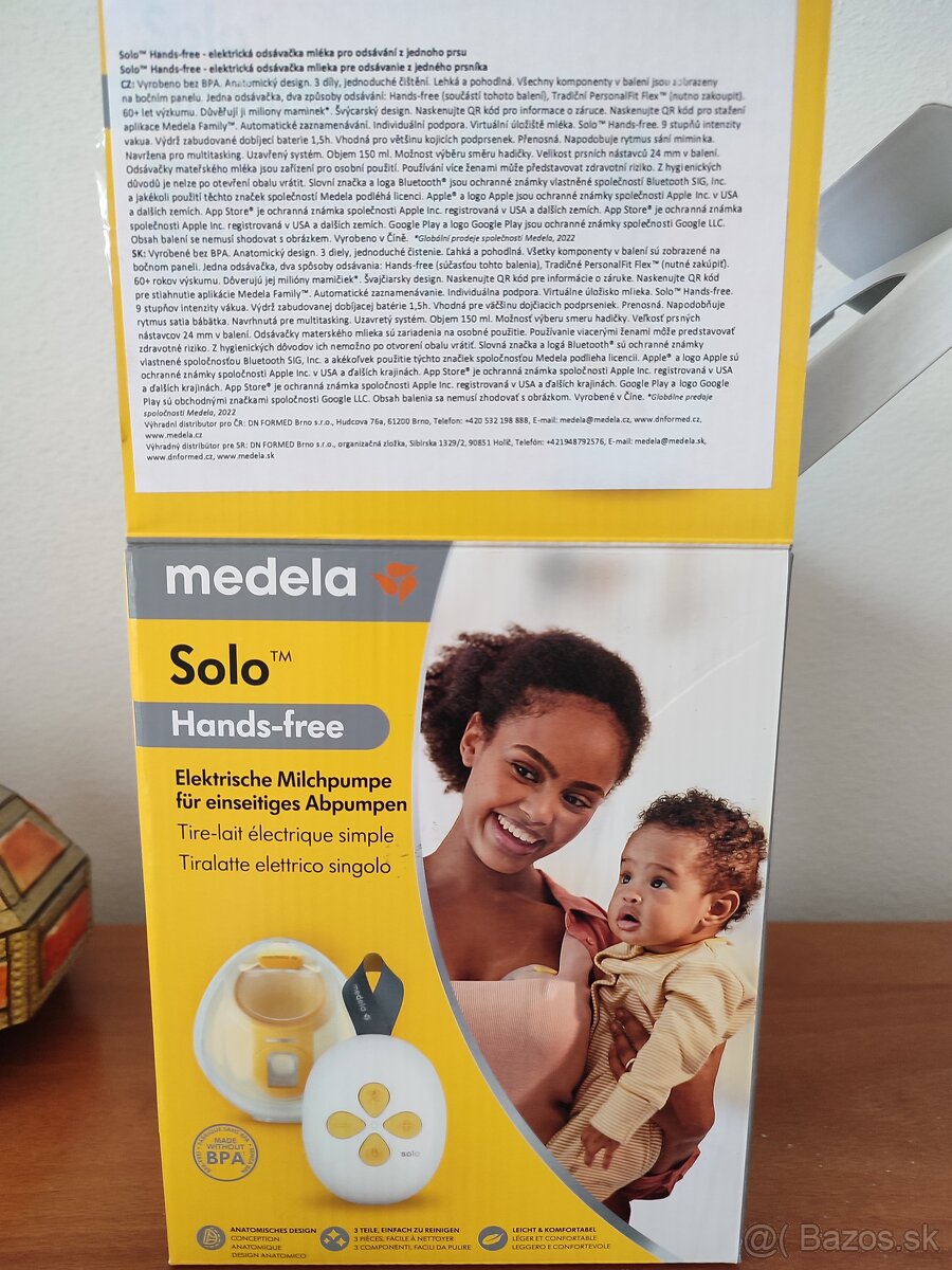 Predám elektrickú odsávačku MEDELA Single Solo