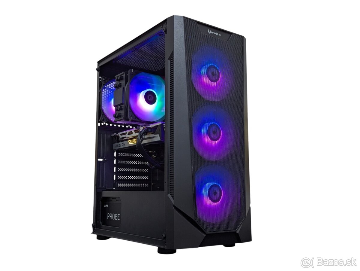 Predám herný INTEL i5 14440F / RX 6600 XT/16GB RAM/1TB NVMe