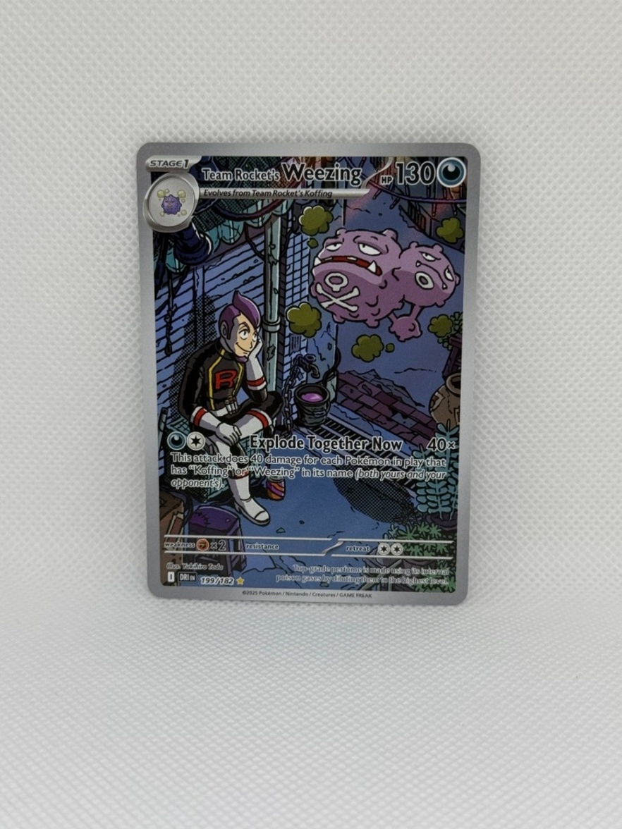 Pokémon karta Team Rocket’s Weezing 199/182 – NMINT – ORIG
