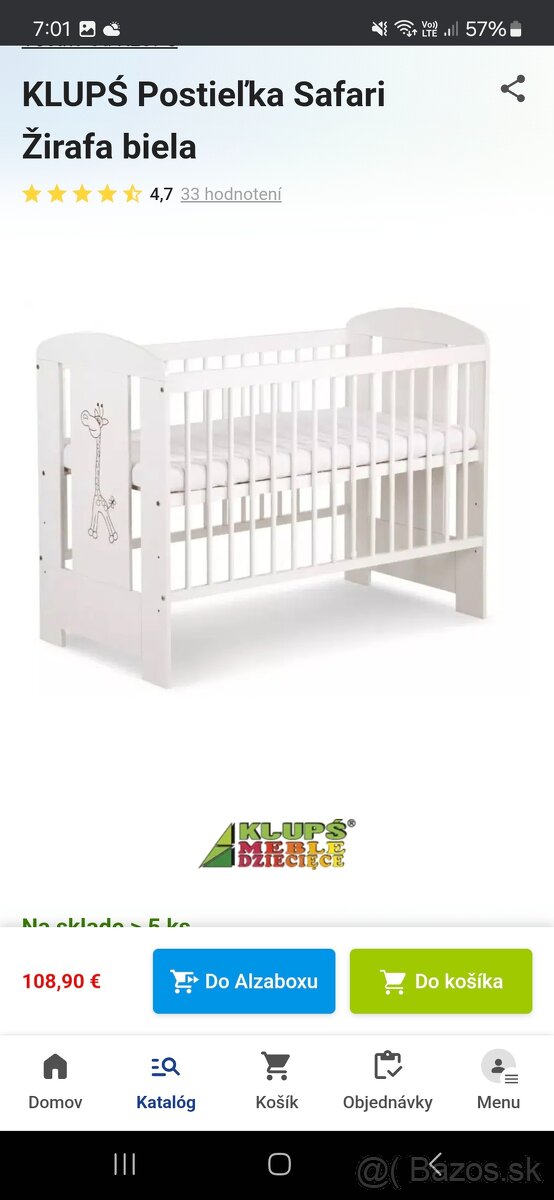 Detska postielka NEW BABY