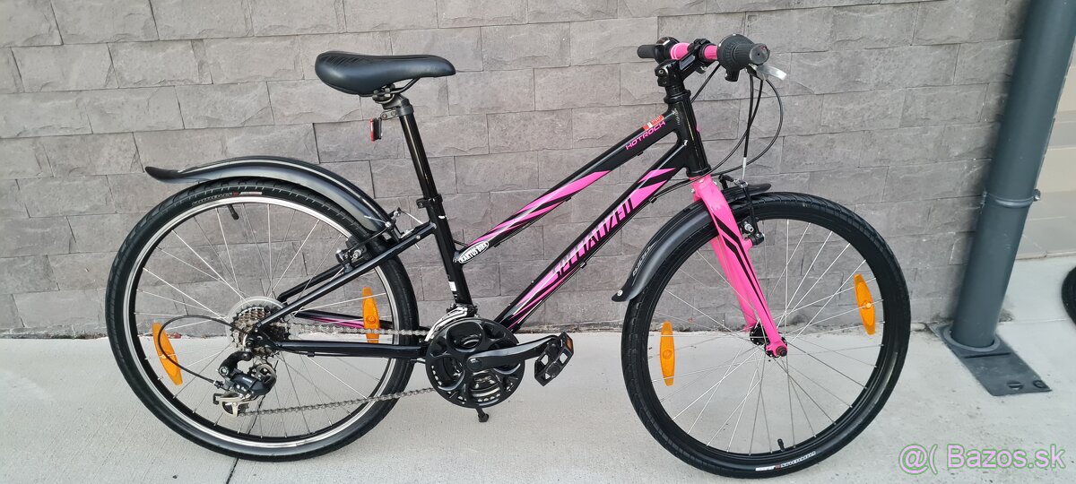 Bicykel Specialized 24"  dievcensky ruzovocierny