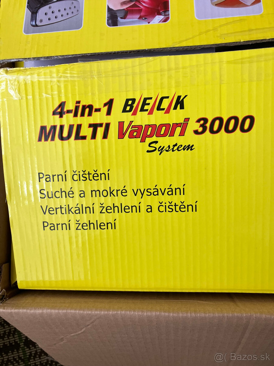 Vysávač, parné čistenie, parné žehlenie