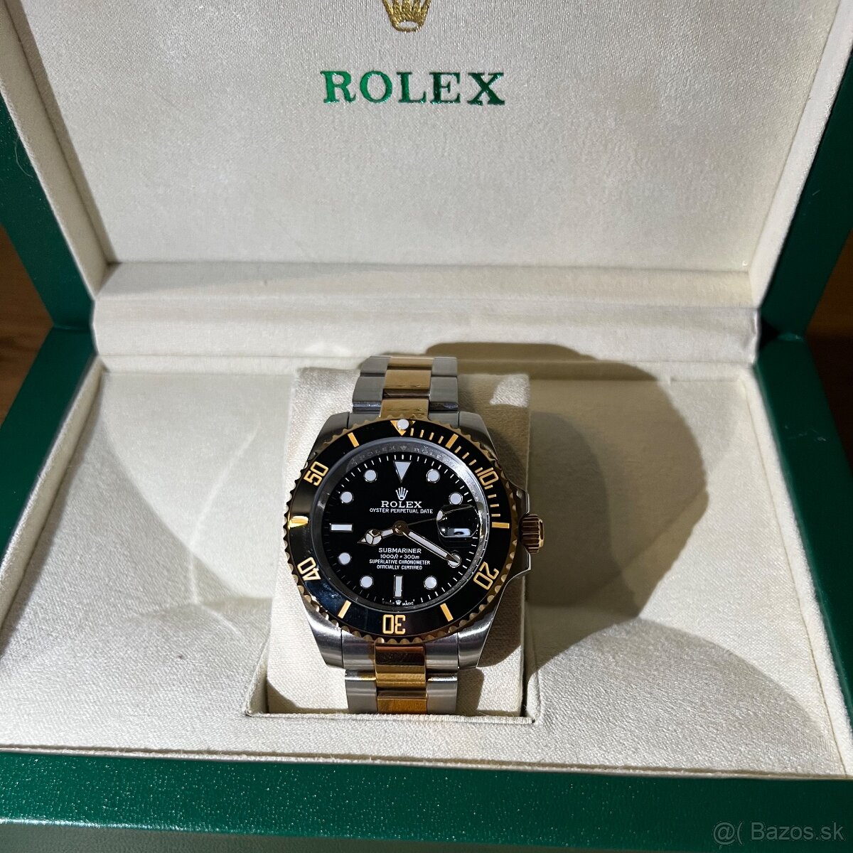 Rolex submariner oceľ zlato