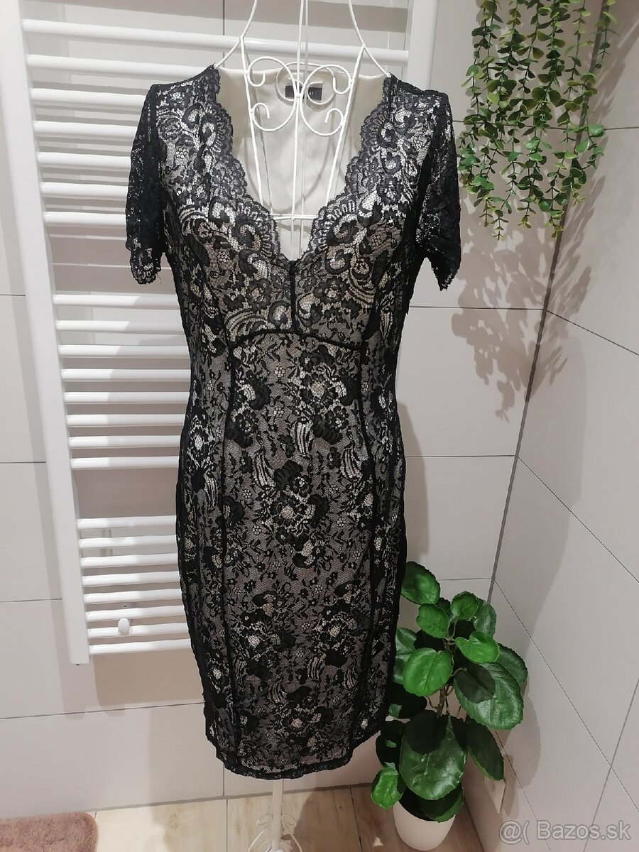 Elegantné čipkované šaty Yessica (C&A), Veľkosť 40