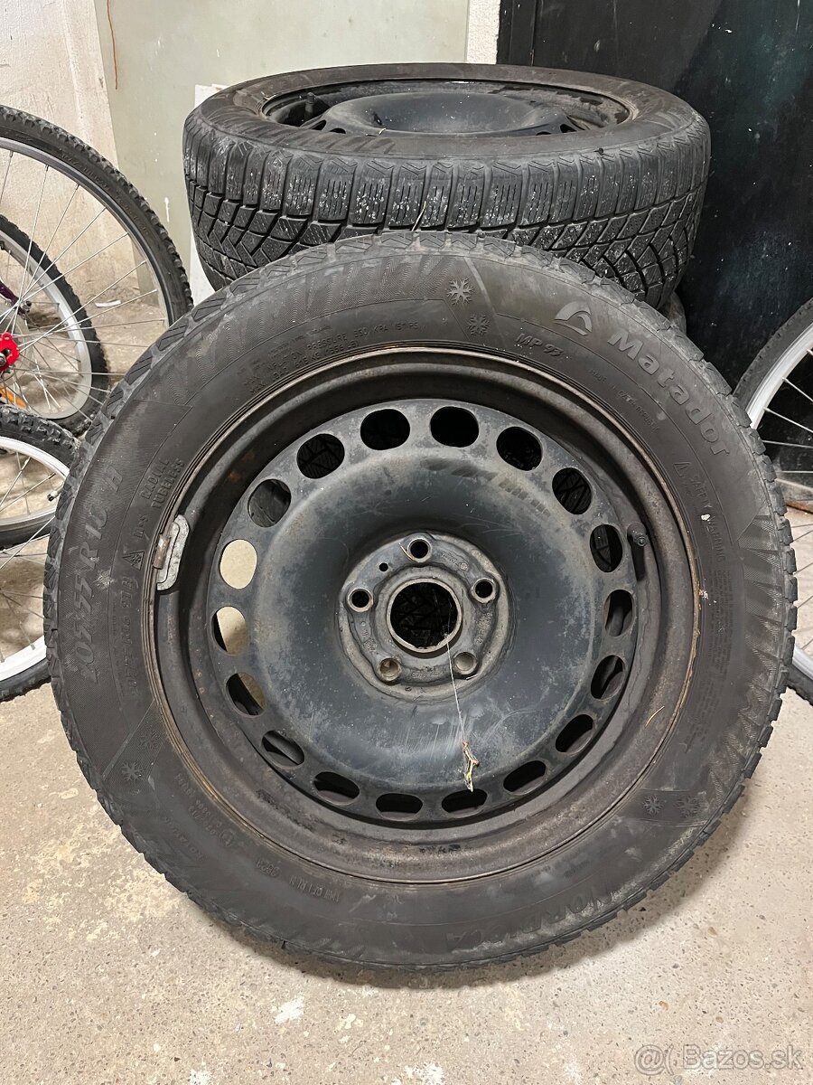 205/55 r16 plechové disky 5x112