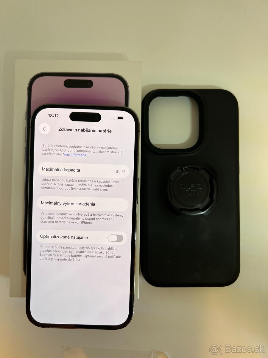 IPHONE 14 PRO DEEP PURPLE 256GB ZÁRUKA - DOBRÝ STAV