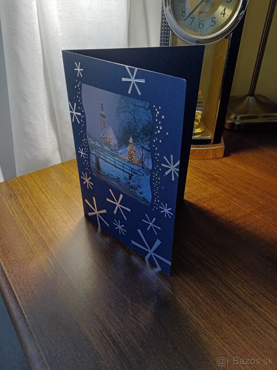 Pohladnice vianočné 6 kusov s obálkami