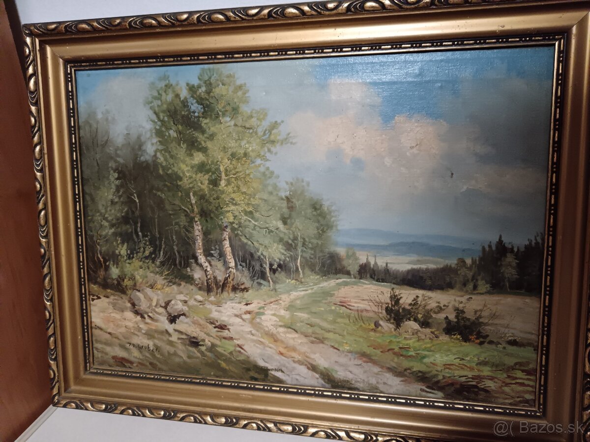 Obraz - olej na plátne, Jozef Drha Deingruber