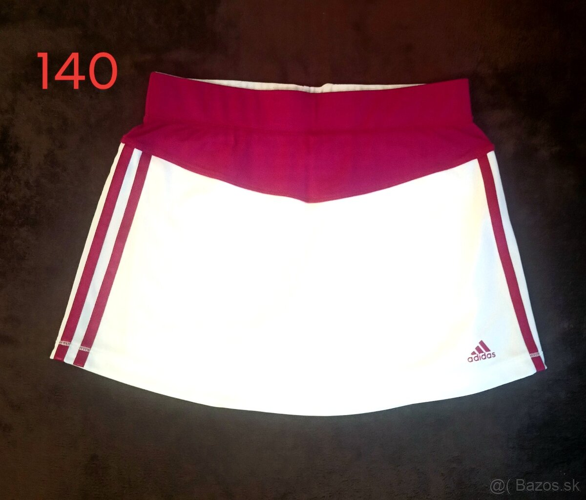 Dievčenské kraťasy so sukničkou 140