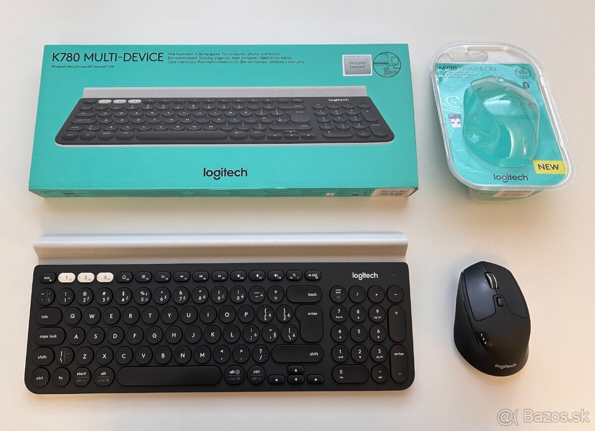 Logitech Wireless K780 + Logitech M720 Triathlon