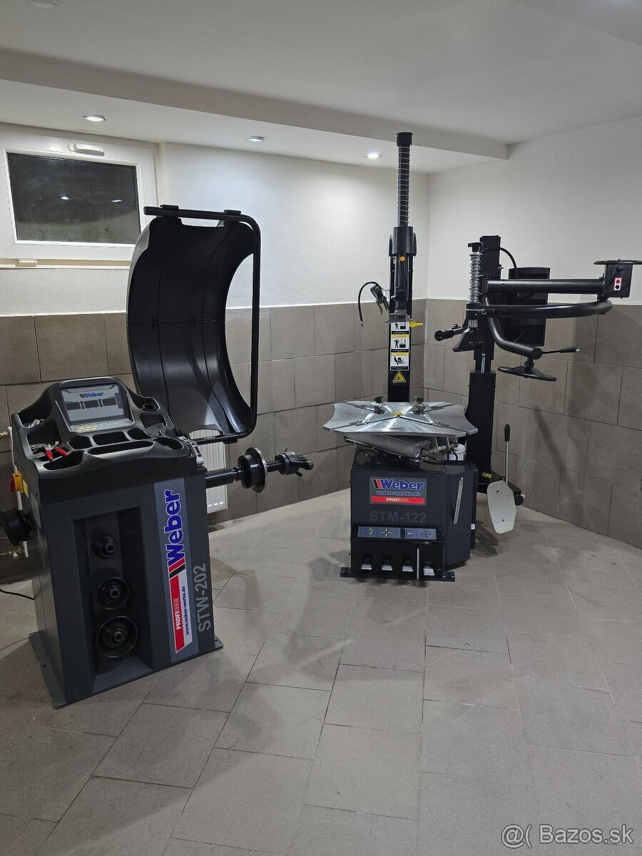 PROFI prezúvačka s ramenom + vyvažovačka WEBER