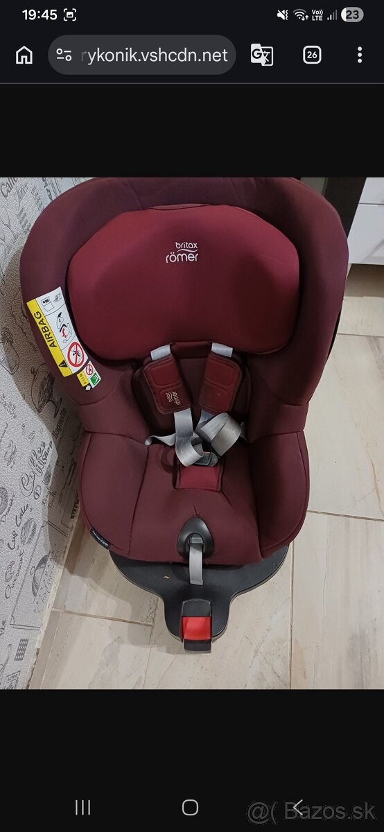 Sedačka DUALFIX M i-SIZE