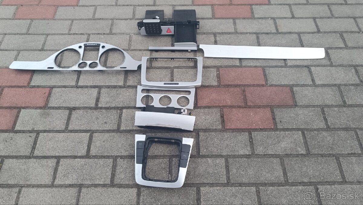 Vw passat b6 dekor bruseny hlinik