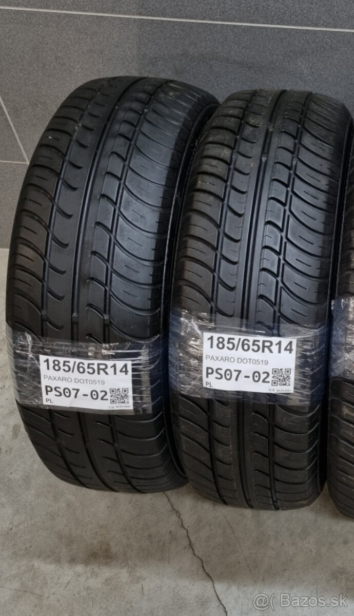 Letné pneumatiky 185/65 R14 PAXARO