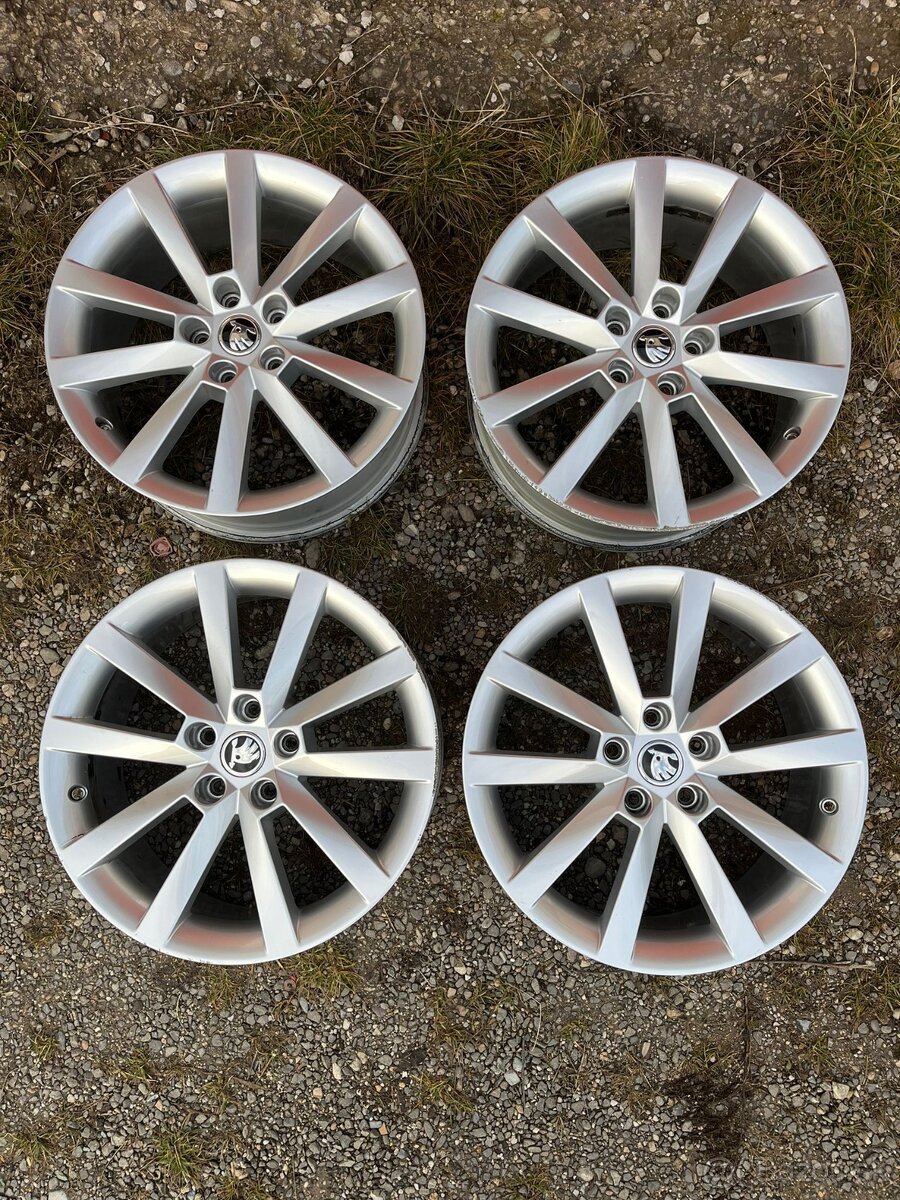 Elektrony orig. Skoda 5x112 R18 Alaris