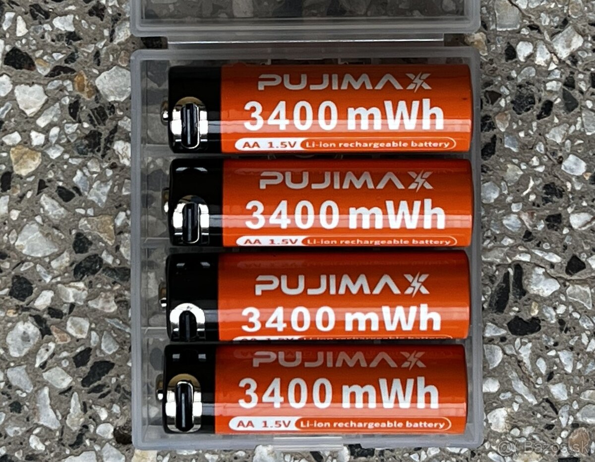 Predám 1,5 V a 9 V nabíjacie batérie.