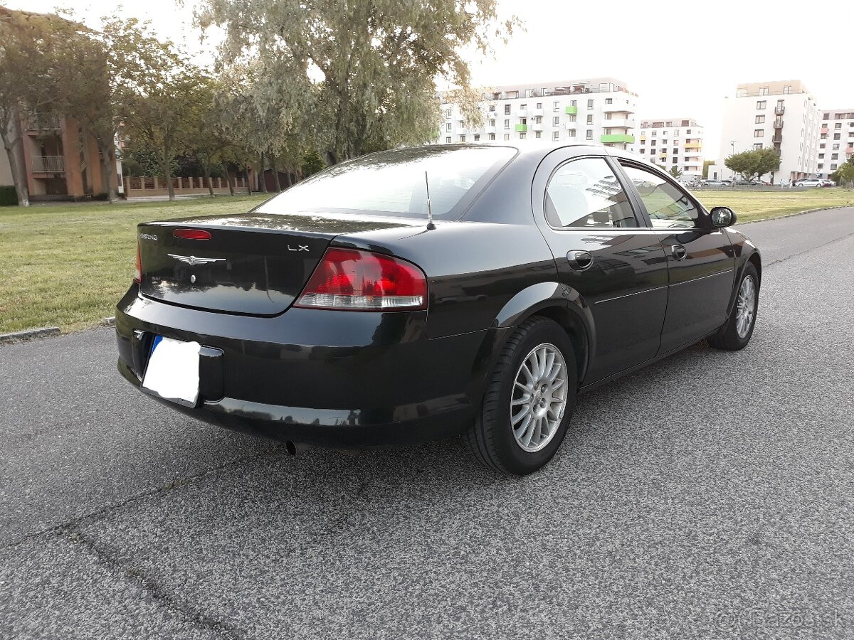 Predám Chrysler Sebring LX 2.4. Benzín+LPG 112 kw rok 2005