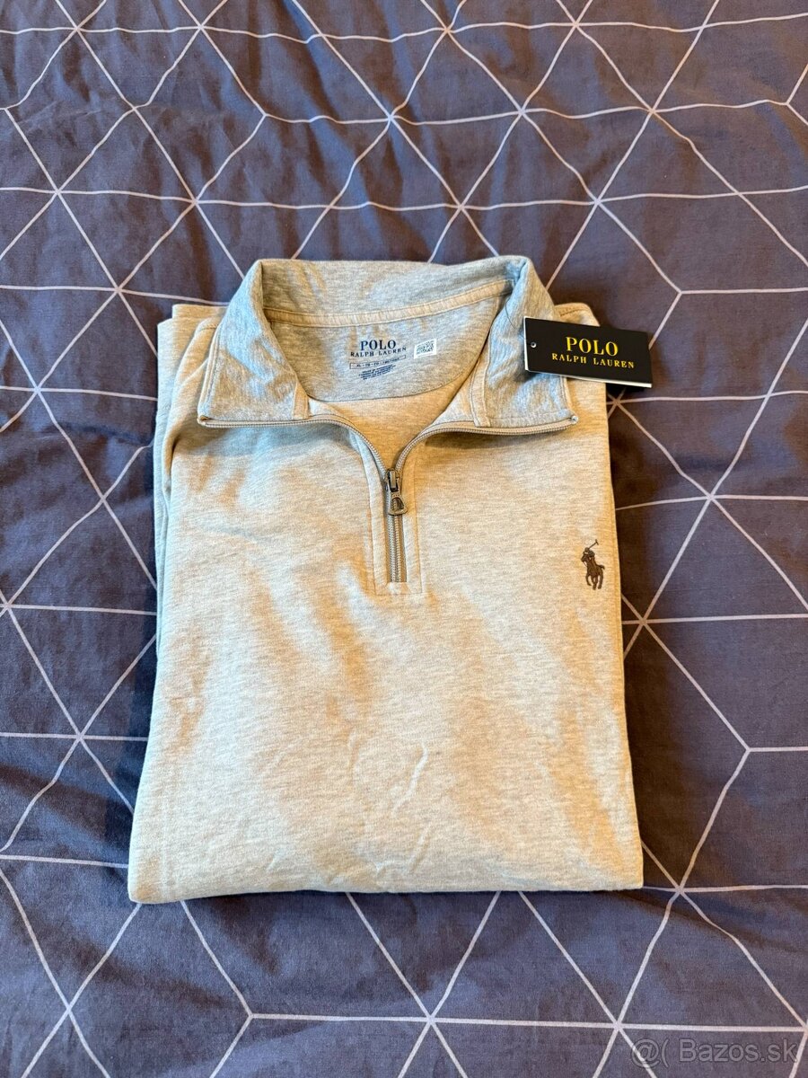 Ralph Lauren Quarter-Zip Pullover, nový so štítkami