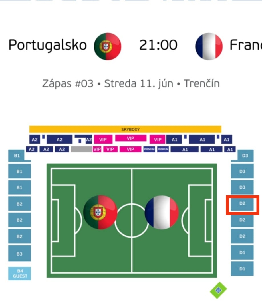 Predám lístky na ME ⚽U21⚽