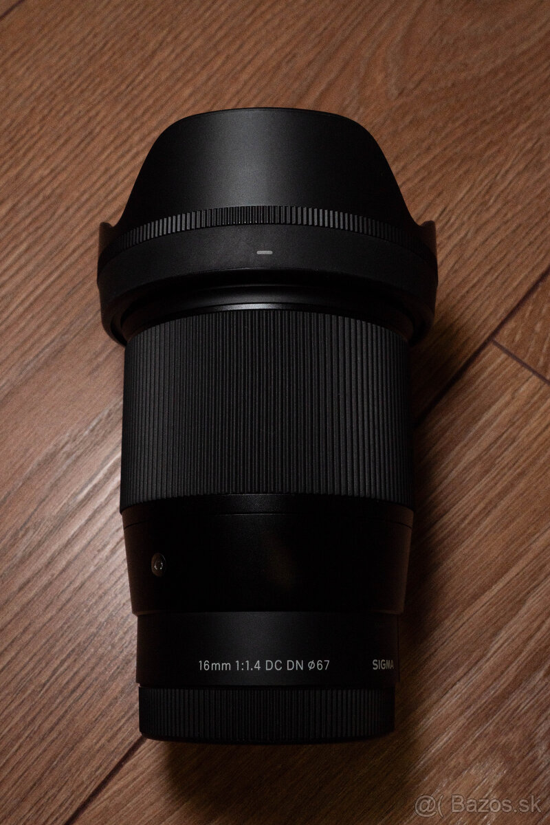 Sigma 16mm f1.4 DC DN Contemporary pre Sony E