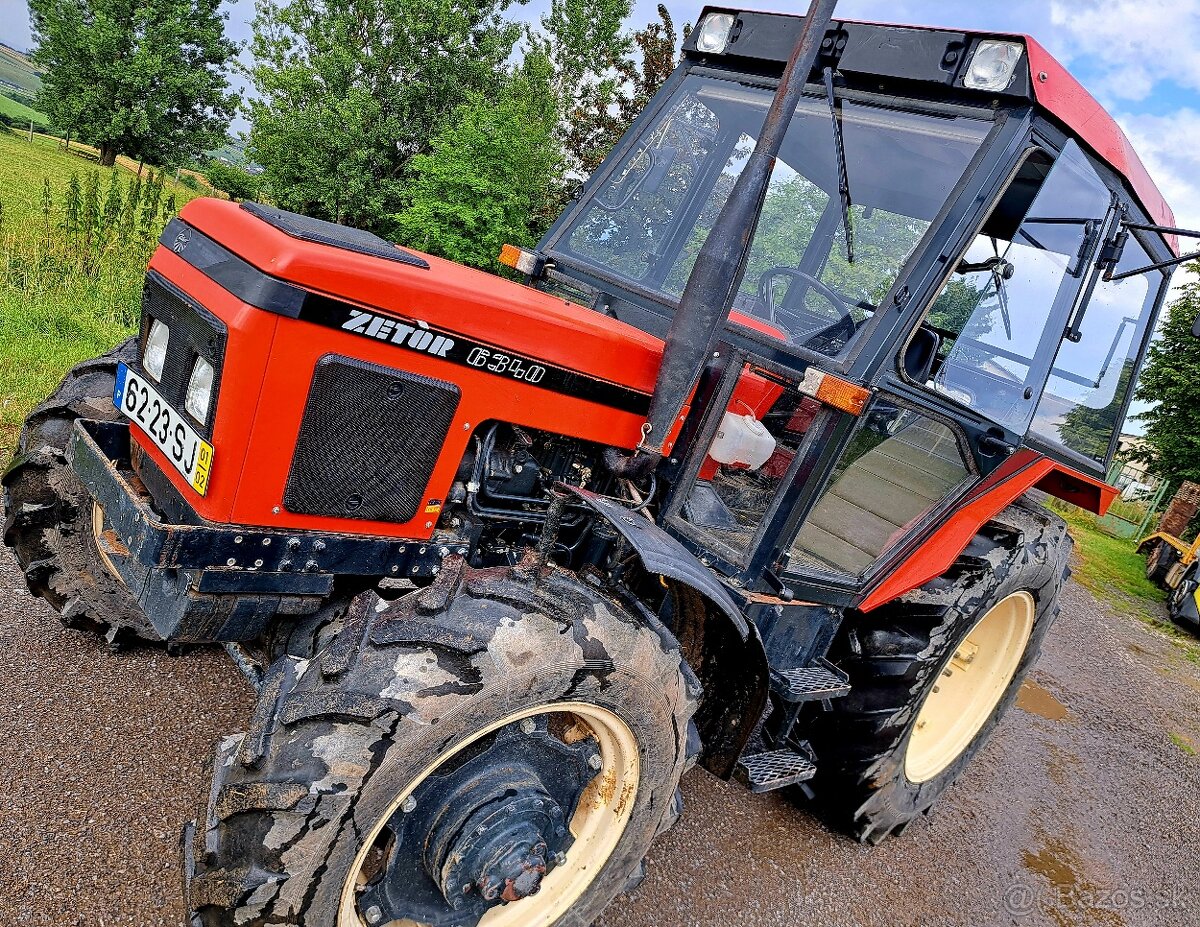 PREDAM TRAKTOR ZETOR 6340ULOZENKA,ORIGINAL STAV