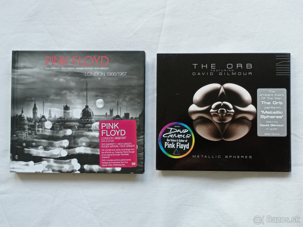 Predám CD Pink Floyd a David Gilmour
