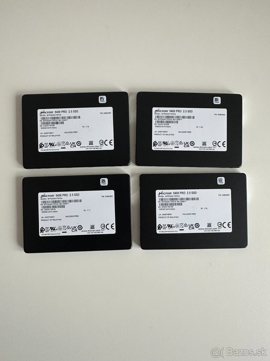 Micron 5400 PRO 2.5" SSD 1920GB