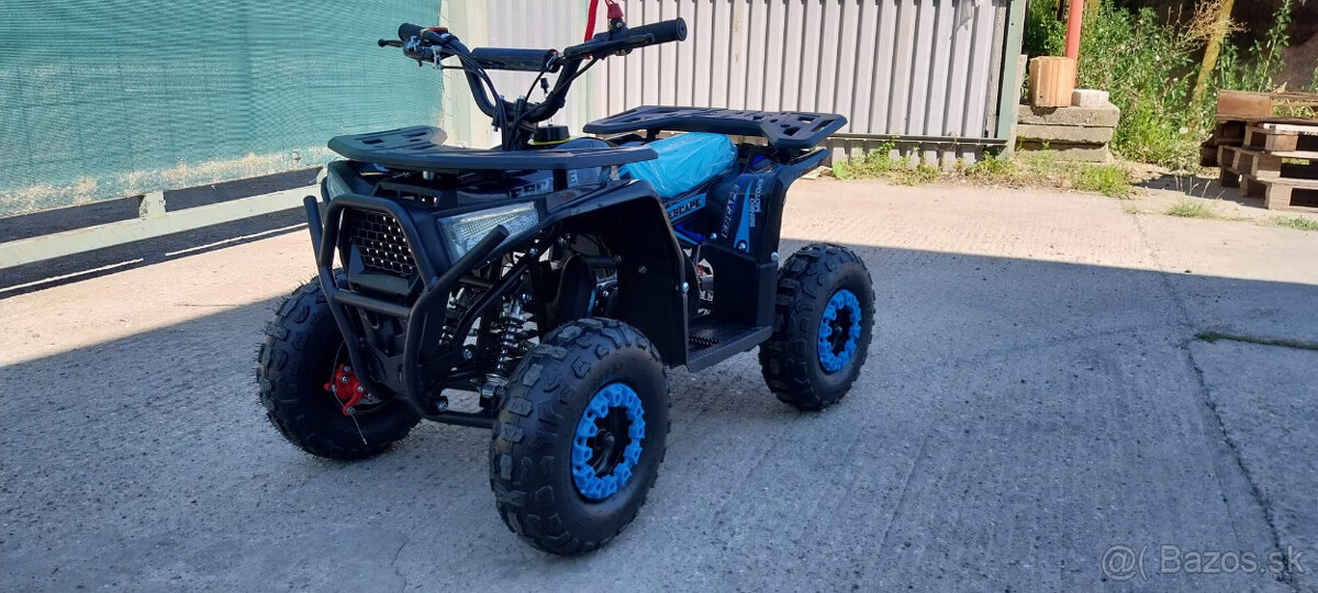 Benzínová detská štvorkolka pre deti Escape modrá 49cc