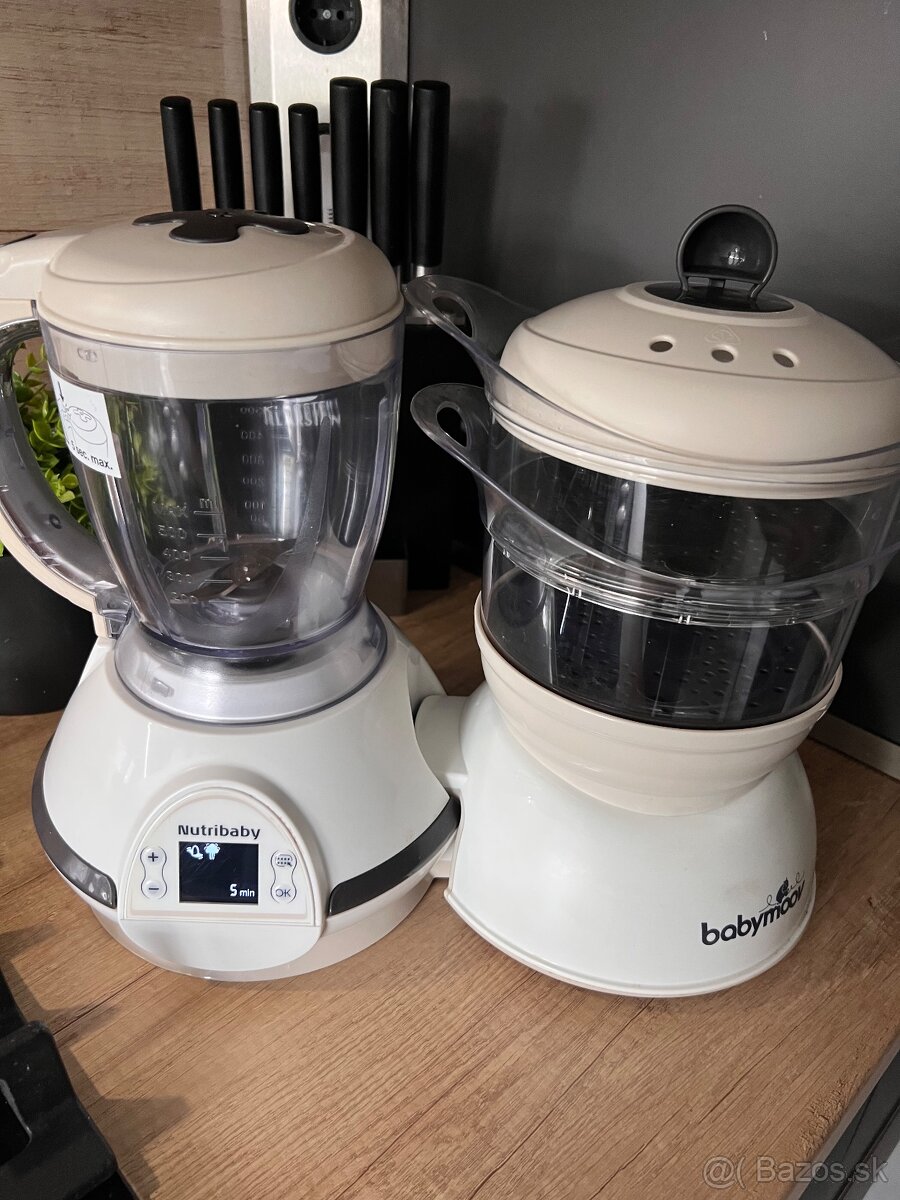 Naparovač a mixér Babymoov nutribaby na príkrmy