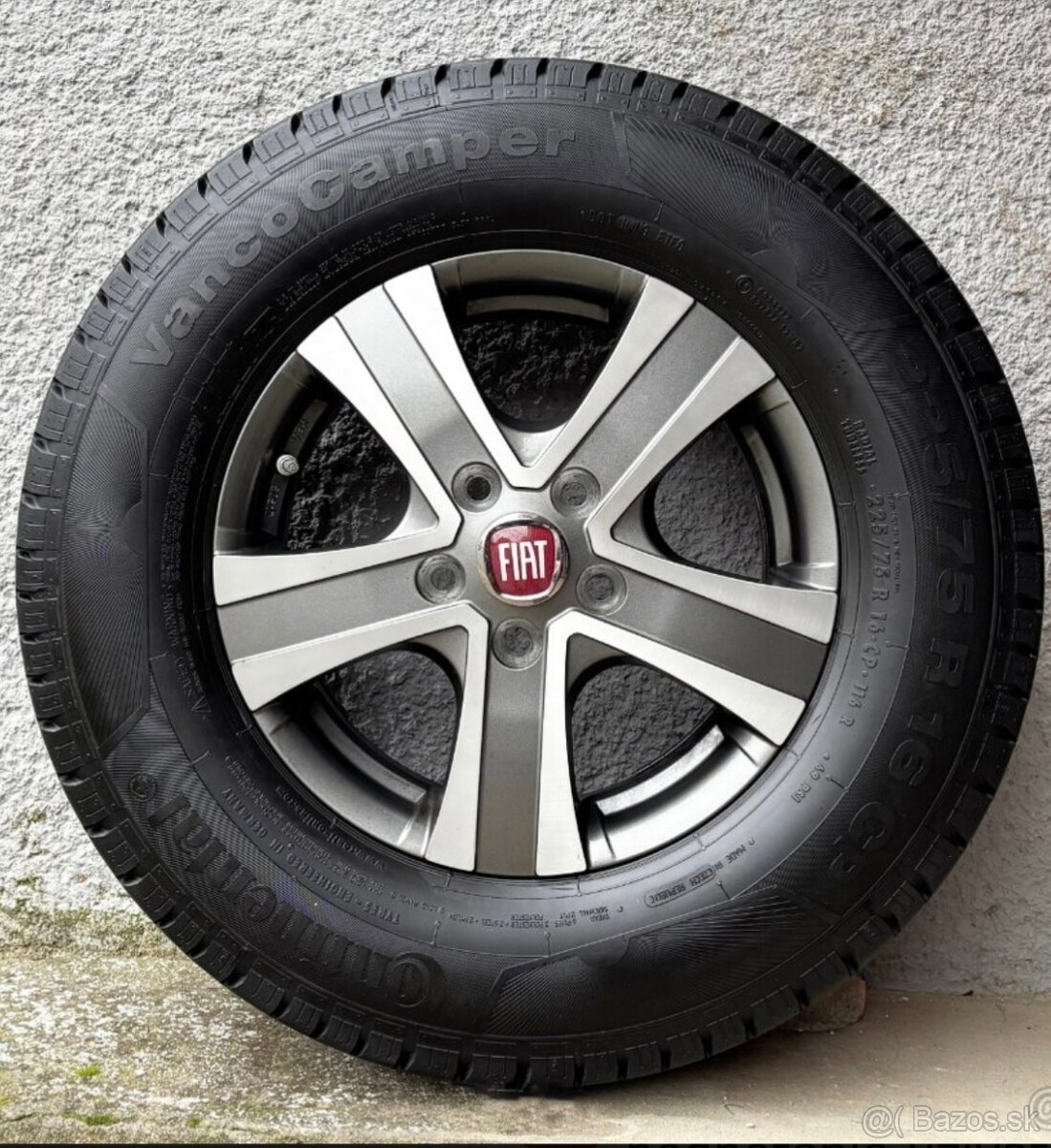 Elektróny Fiat Ducato 6,5 J x 16, rozteč 5 x 118, diera 71,1