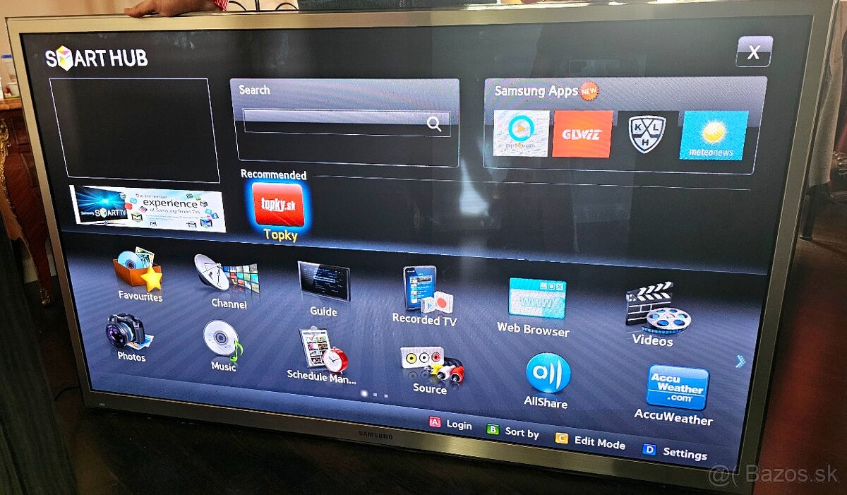 Predávam 64″plazmový televízor Samsung PS64D8000FS + AppleTV