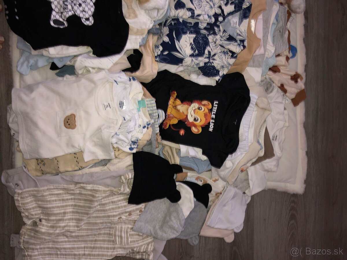 Detske chlapcenske oblecenie 0-6mesiacov