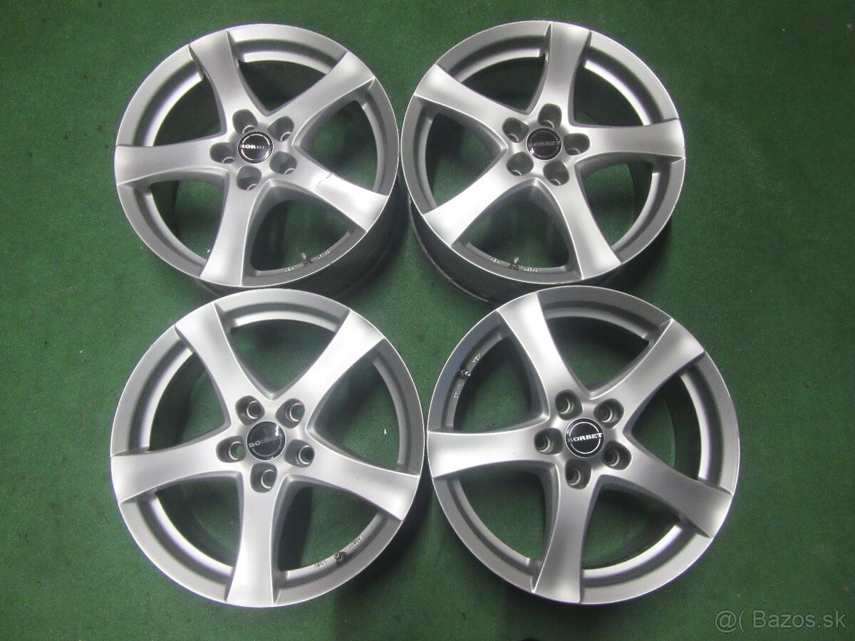 R17 hliníkové disky BORBET rozteč 5x115