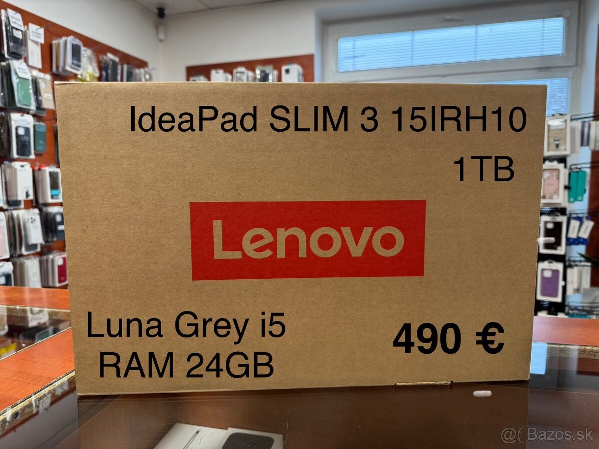 Lenovo IdeaPad SLIM 3 15IRH10 i5 Luna Grey 1TB