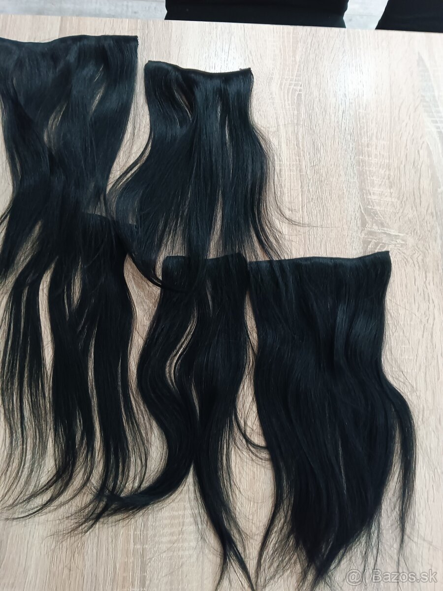 Predám ľudské vlasy klipy