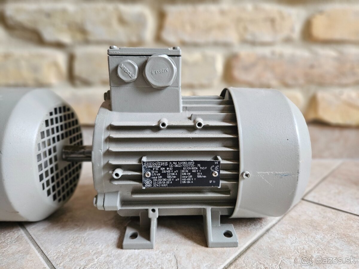 Pätkový trojfázový elektromotor SIEMENS