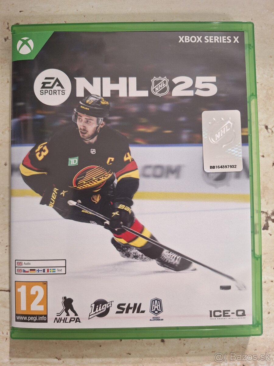 Hra NHL 25 na Xbox seriesX
