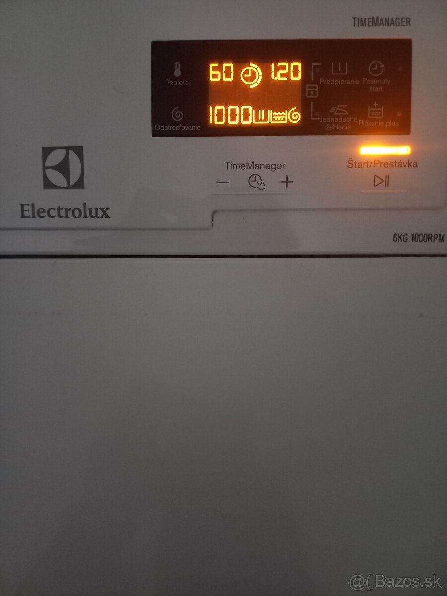 Práčka Electrolux na 6 kg 1000 otáčok