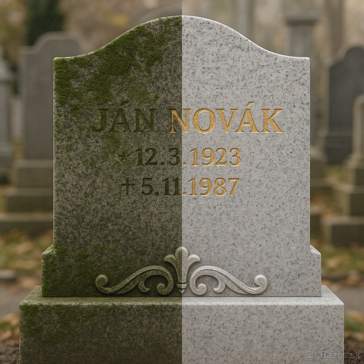 Čistenie pomníkov a obnova písma