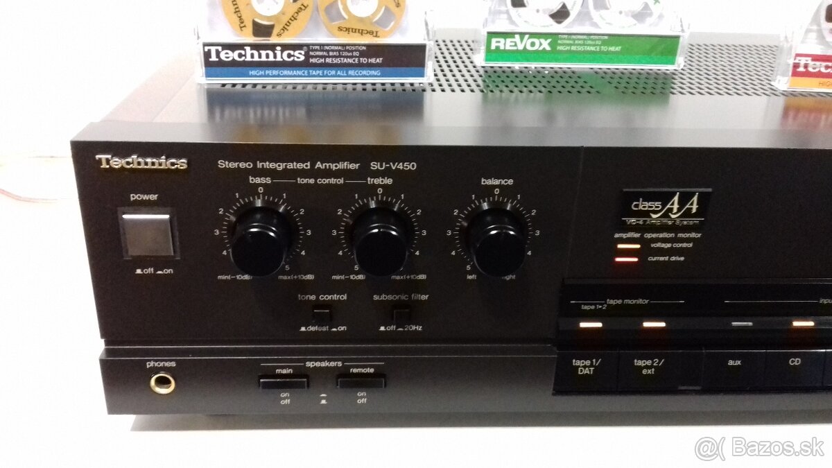 HiGH END 450W zosilnovac TECHNICS SU-V450, Class AA = JAPAN