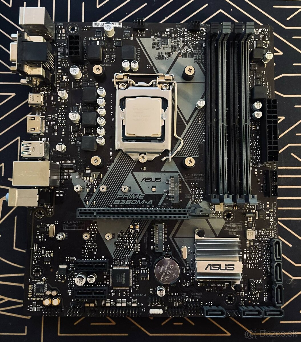 i3 9100f + ASUS PRIME B360M-A