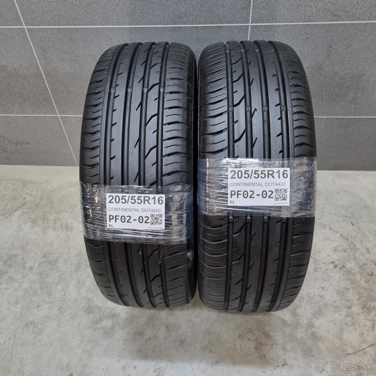 Letné pneumatiky 205/55 R16 CONTINENTAL DOT4420