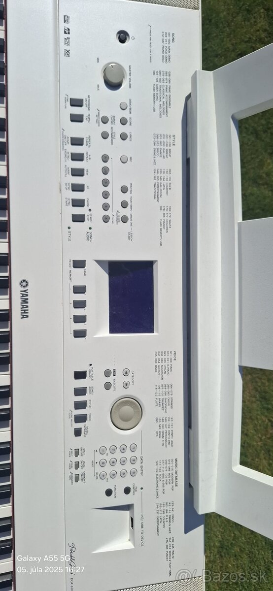 Yamaha klavesy